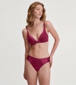 Calida Culotte à Bords Satinés Cate Dahlia Pink -Lingerie Sipp slip satine dahlia pink 3