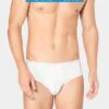 Slip Sloggi Men Basic Midi BLANC -Lingerie Sipp slip sloggi men basic midi blanc