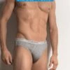 Slip Sloggi Men Basic Mini Gris – Sous-vêtement Classique en Coton Stretch et Lycra -Lingerie Sipp slip sloggi men basic mini gris 34