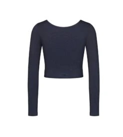 Sloggi EVER INFUSED Crop-top à Manches Longues Bleu Noir – Tissu Hydratant à l'Aloe Vera -Lingerie Sipp sloggi ever infused aloe crop top ml 04 noir noir 4