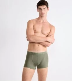 Sloggi Men Basic Short Vert - Boxer en Coton Stretch Lycra Freefit -Lingerie Sipp sloggi fm short 00iq moss green old 4