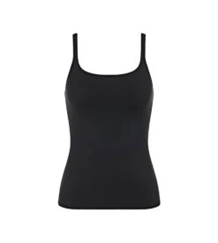 Sloggi Top à Bretelles Go Allround Noir -Lingerie Sipp sloggi go allround spaghetti top bf 0004 black noir 1