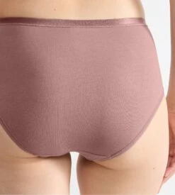 Sloggi Lot De 3 Slips Midi Go Daily Cotton Cacao -Lingerie Sipp sloggi go daily cotton midi 3p 1141 cacao 4