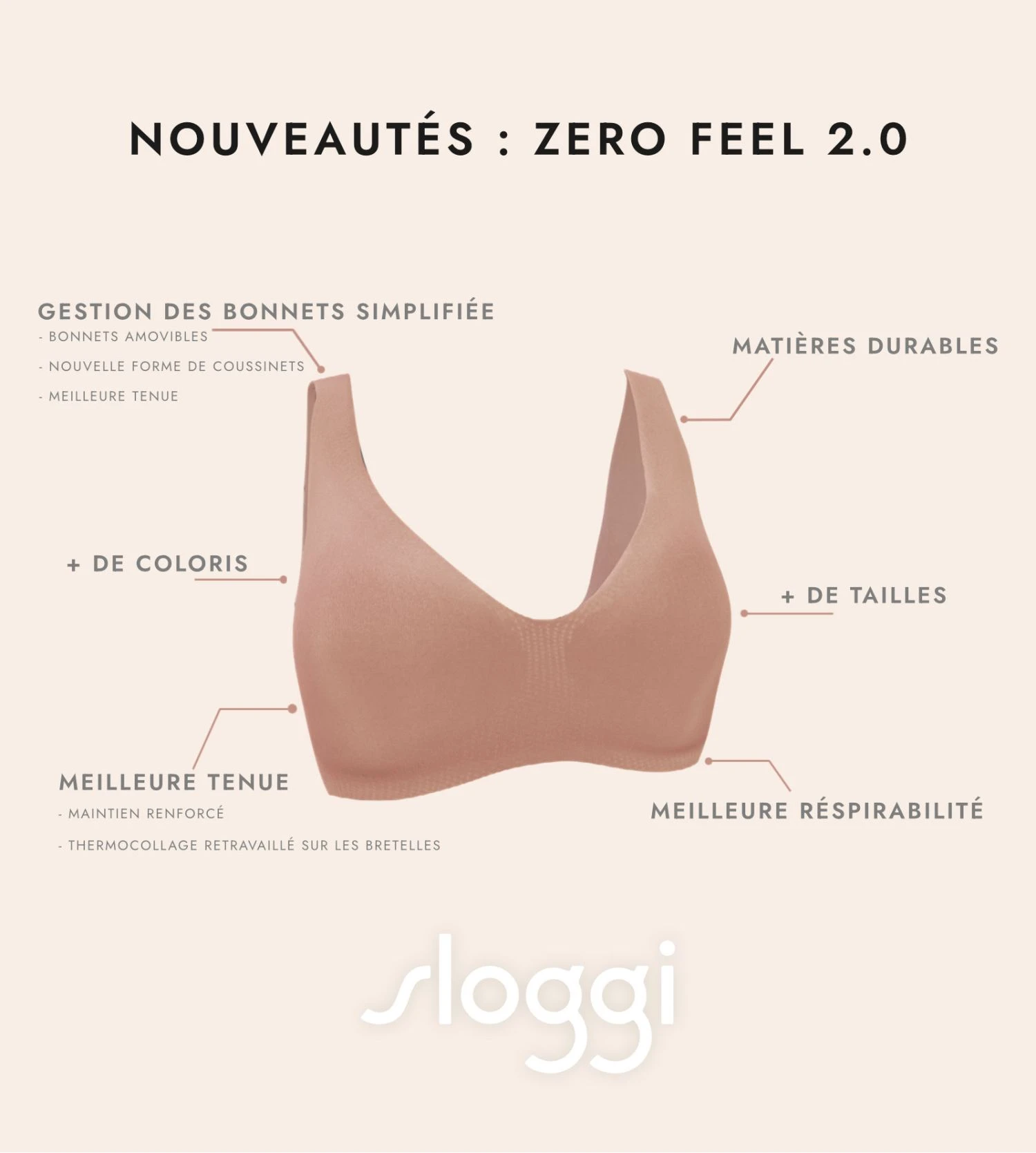 Sloggi Top Brassière Zero Feel 2.0 Bunt Henna 9 Sloggi Top Brassière Zero Feel 2.0 Bunt Henna – Image 7
