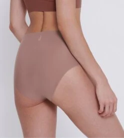 Sloggi Culotte Haute Zero Feel 2.0 Cacao Marron -Lingerie Sipp sloggi zero feel 20 slip haut 1141 cacao marron 2