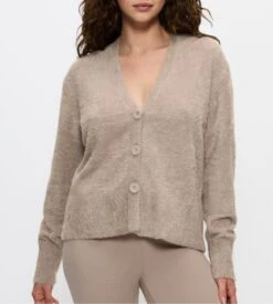 Triumph Cardigan Smart Thermal Ginger