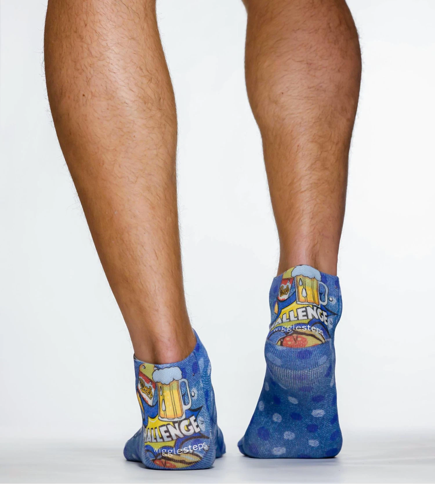 Wigglesteps Pizza Challenge Patterned Sneaker Socks – Breathable Organic Cotton Low-Cut Socks 5 Wigglesteps Pizza Challenge Patterned Sneaker Socks – Breathable Organic Cotton Low-Cut Socks – Image 3