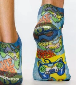 Chaussettes Homme Wigglesteps Gaming I – Motif Manettes de Jeu Style Sneaker 8 Chaussettes Homme Wigglesteps Gaming I – Motif Manettes de Jeu Style Sneaker -Lingerie Sipp socquettes sneaker gaming i imprime multicolore 2