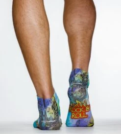 Socquettes Homme Wigglesteps Stay True-M – Imprimé Graphique & Coton Bio – Chaussettes Basses -Lingerie Sipp socquettes stay true m imprime multicolore 2