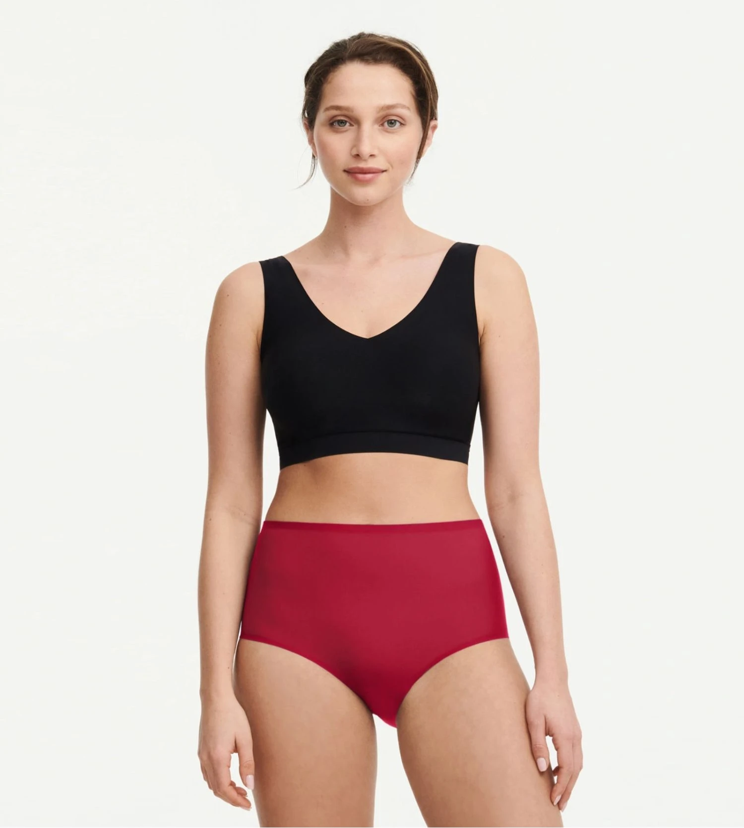 Chantelle Culotte Maxi SoftStretch Rouge Passion 8 Chantelle Culotte Maxi SoftStretch Rouge Passion – Image 6