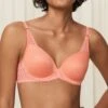 Triumph Soutien-gorge Balconnet Ampliforme Aura Spotlight Sugar Coral -Lingerie Sipp soutien gorge balconnet ampliforme aura spotlight sugar coral