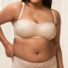 Triumph Soutien Gorge Bandeau Grande Taille Amourette Charm Creamy Dream -Lingerie Sipp soutien gorge bandeau grande taille 6720 creamy dream
