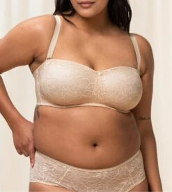 Triumph Soutien Gorge Bandeau Grande Taille Amourette Charm Creamy Dream