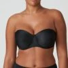 PRIMA DONNA Soutien-gorge Bandeau Satin Noir -Lingerie Sipp soutien gorge bandeau prima donna noir