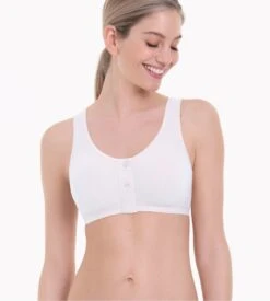 ANITA Soutien-gorge Post Opératoire En Coton ISRA Blanc -Lingerie Sipp soutien gorge postop en coton blanc 3