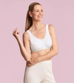 ANITA Soutien-gorge Post Opératoire En Coton ISRA Blanc -Lingerie Sipp soutien gorge postop en coton blanc 5