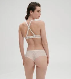 Simone Perele Karma Natural Lace Wireless Triangle Bra - Multi-way Straps -Lingerie Sipp soutien gorge sans armatures naturel 2