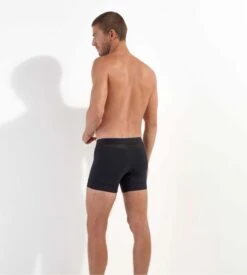 Hom Sports Lab Noir avec Surpiqûres Bleues – Boxer Performance Sportive Ergonomique -Lingerie Sipp sports lab boxer noir 5