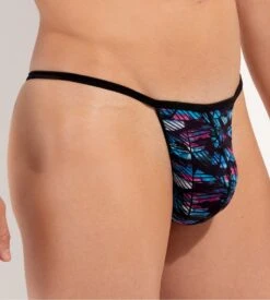 String Homme HOM Rock Noir – Imprimé Microfibre Effet Seconde Peau avec Strass 10 String Homme HOM Rock Noir – Imprimé Microfibre Effet Seconde Peau avec Strass -Lingerie Sipp string homme imprime rock noir 2