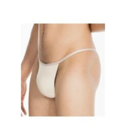 HOM Plume Beige Nude - String pour Homme Invisible en Microfibre Ultra-Légère -Lingerie Sipp string plume pour homme beige 1