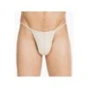 HOM Plume Beige Nude - String pour Homme Invisible en Microfibre Ultra-Légère