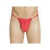 HOM Plume Rouge – String Homme Invisible en Microfibre Effet Seconde Peau -Lingerie Sipp string plume pour homme rouge