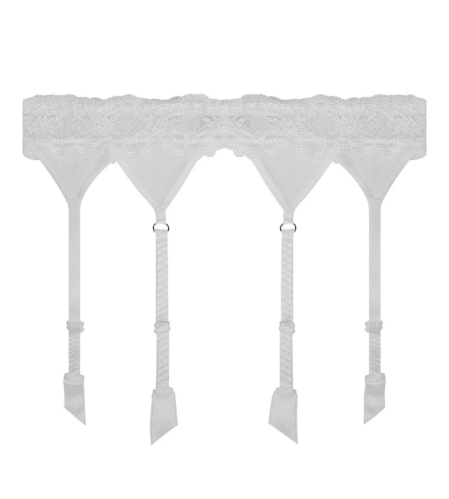 Porte Jarretelle Sublime En Dentelle Blanc 4 Porte Jarretelle Sublime En Dentelle Blanc – Image 2