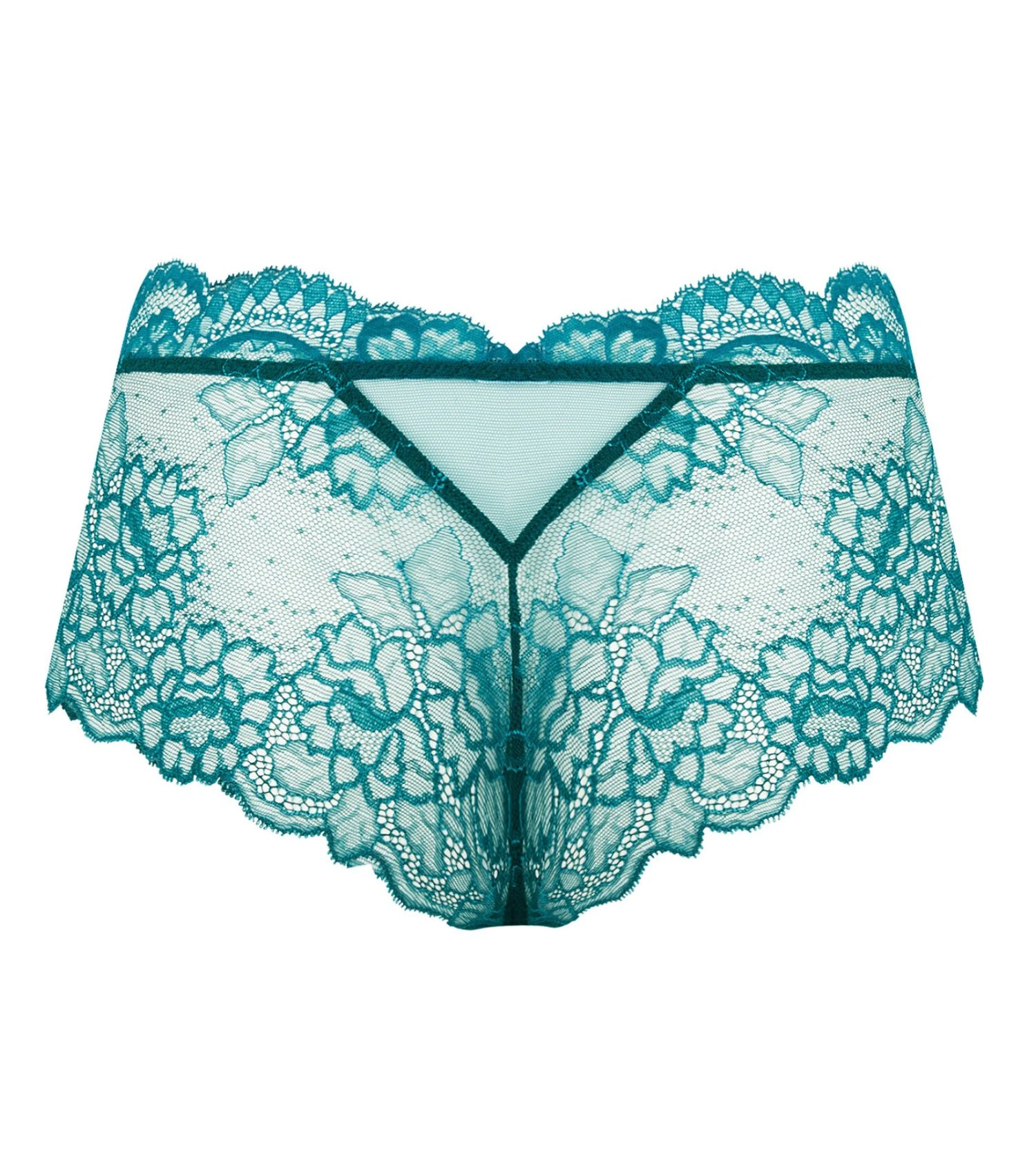 Shorty Sublime En Dentelle Vert Princesse 9 Shorty Sublime En Dentelle Vert Princesse – Image 7