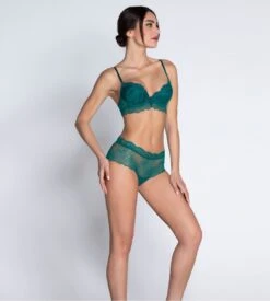 Shorty Sublime En Dentelle Vert Princesse 17 Shorty Sublime En Dentelle Vert Princesse -Lingerie Sipp sublime en dentelle shorty taille basse 4169 vert princesse 6