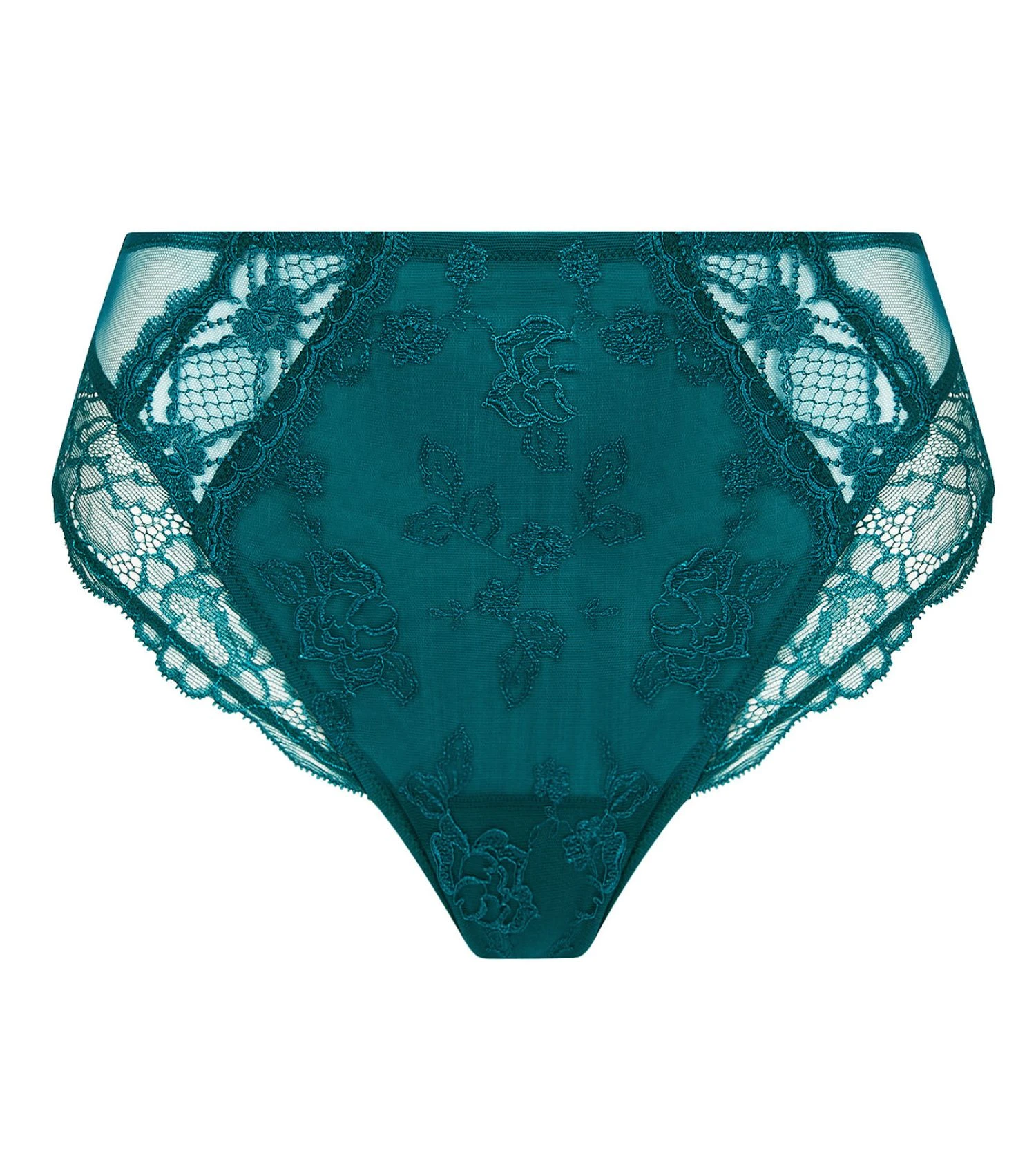 Culotte Haute Sublime En Dentelle Vert Princesse 4 Culotte Haute Sublime En Dentelle Vert Princesse – Image 2