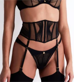 Aubade Serre Taille Sumptuous Waves Smoky Attraction X Cindy Brunat