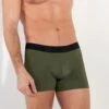Boxer Uni Homme Seconde Peau Supersoft Vert Kaki -Lingerie Sipp supersoft boxer briefs 00xd khaki green 00xd khaki green