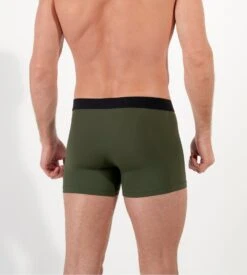 Boxer Uni Homme Seconde Peau Supersoft Vert Kaki -Lingerie Sipp supersoft boxer briefs 00xd khaki green 00xd khaki green 3