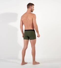Boxer Uni Homme Seconde Peau Supersoft Vert Kaki -Lingerie Sipp supersoft boxer briefs 00xd khaki green 00xd khaki green 4