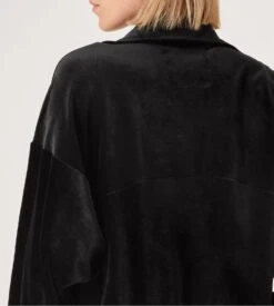 Calida Sweat Femme En Velours à Manches Longues Lounge Seduction Noir -Lingerie Sipp sweat d velour ml noir 4