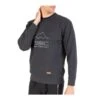 Sweatshirt Homme En Coton Mix And Match Anthracite Chine