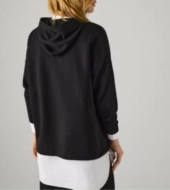 Sweat Ample à Capuche Pour Femme Noir 12 Sweat Ample à Capuche Pour Femme Noir -Lingerie Sipp sweet ml capuche ample black 4