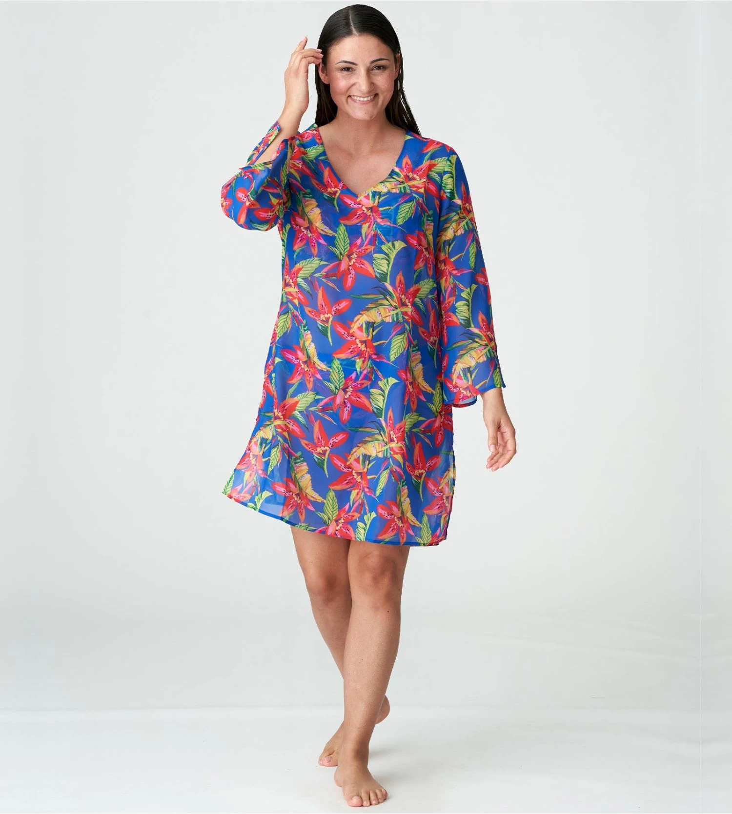 Kaftan Tunique de Plage Prima Donna Swim Latakia – Imprimé Tropical Rainforest Jungle 6 Kaftan Tunique de Plage Prima Donna Swim Latakia – Imprimé Tropical Rainforest Jungle – Image 4