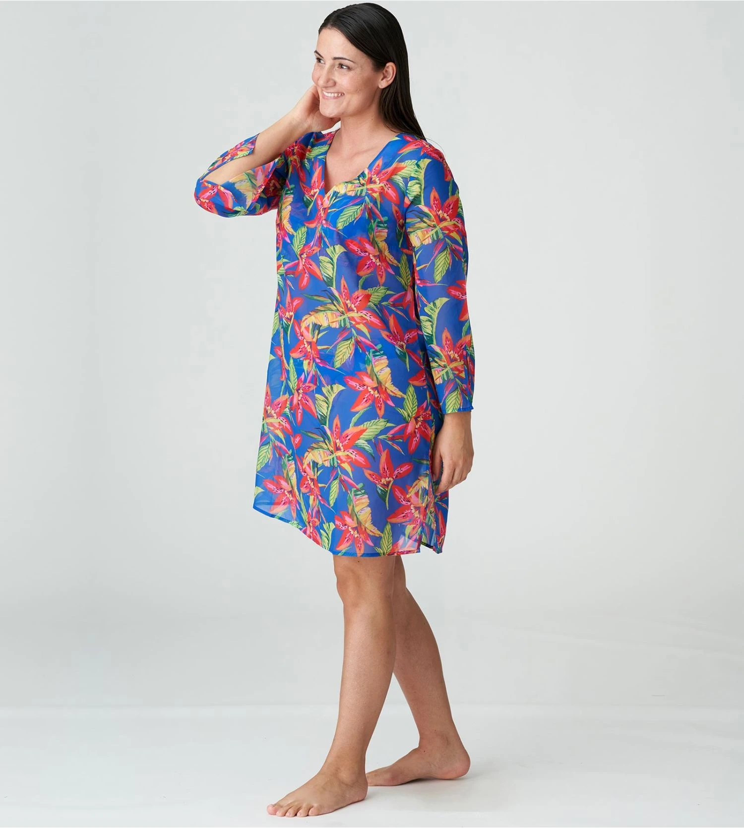 Kaftan Tunique de Plage Prima Donna Swim Latakia – Imprimé Tropical Rainforest Jungle 7 Kaftan Tunique de Plage Prima Donna Swim Latakia – Imprimé Tropical Rainforest Jungle – Image 5