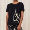 Triumph T-Shirt Ample Décontracté Mywear Black Combinaisaon -Lingerie Sipp t shirt ample decontracte mywear m014 black combinaisaon