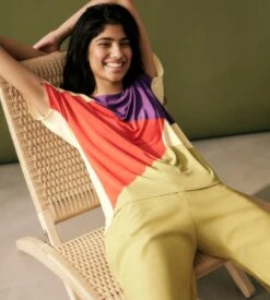 Triumph T-Shirt Ample Décontracté Mywear Multi-Colour -Lingerie Sipp t shirt ample decontracte mywear m023 multi colour 2