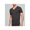 T-shirt Homme Col V Thermo NOIR