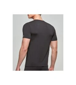 T-shirt Homme Col V Thermo NOIR -Lingerie Sipp t shirt homme col v thermo 20 noir 2