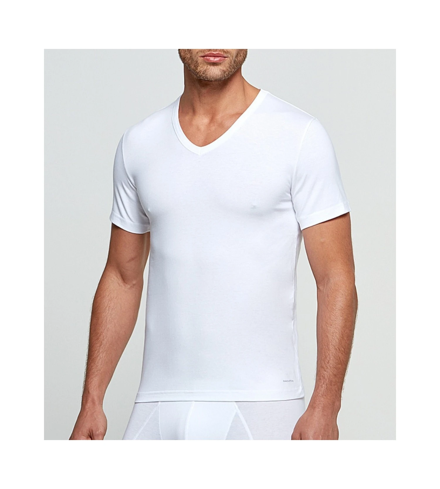 T-shirt Homme V Isolant Innovation 01 BLANC 3 T-shirt Homme V Isolant Innovation 01 BLANC
