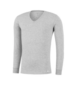 Impetus Thermo Gris – Maillot de Corps Homme Col V Manches Longues Isolant -Lingerie Sipp t shirt ml homme col v thermo gris 1