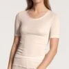 Calida T-shirt True Confidence Pour Femme Light Ivory 2 Calida T-shirt True Confidence Pour Femme Light Ivory -Lingerie Sipp t shirt true confidence pour femme 090 light ivory