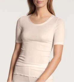 Calida T-shirt True Confidence Pour Femme Light Ivory