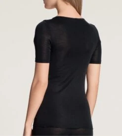 Calida T-shirt True Confidence Pour Femme NOIR -Lingerie Sipp t shirt true confidence pour femme noir 2