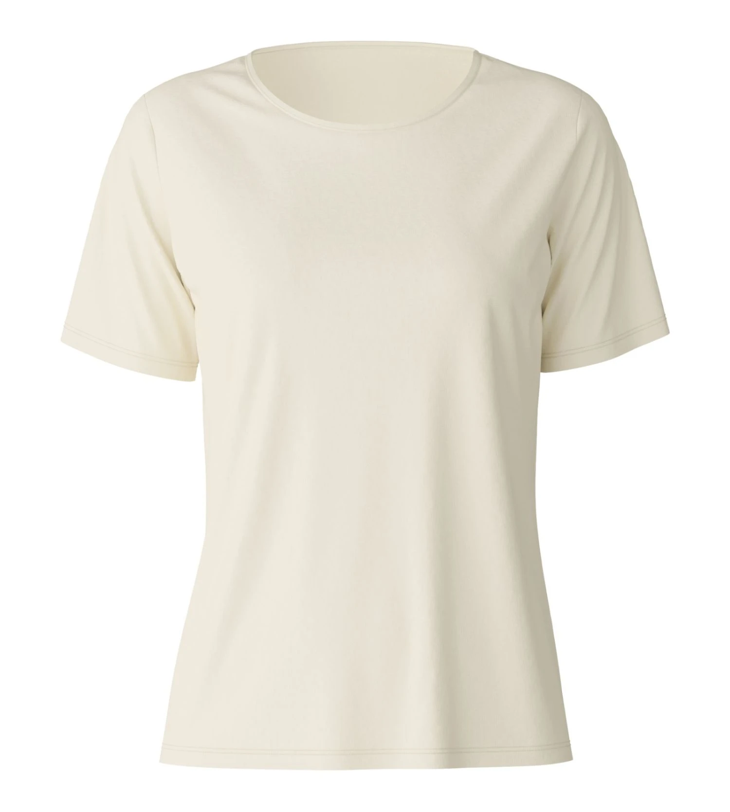Calida Favourites Botanic Charm Blanc Crème - T-shirt en Coton Bio Coupe Décontractée 4 Calida Favourites Botanic Charm Blanc Crème - T-shirt en Coton Bio Coupe Décontractée – Image 2