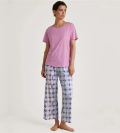 Calida Pantalon D'intérieur Large Pour Femme Hydrangea Blue 10 Calida Pantalon D'intérieur Large Pour Femme Hydrangea Blue -Lingerie Sipp tdf pantalon large 399 hydrangea blue 3